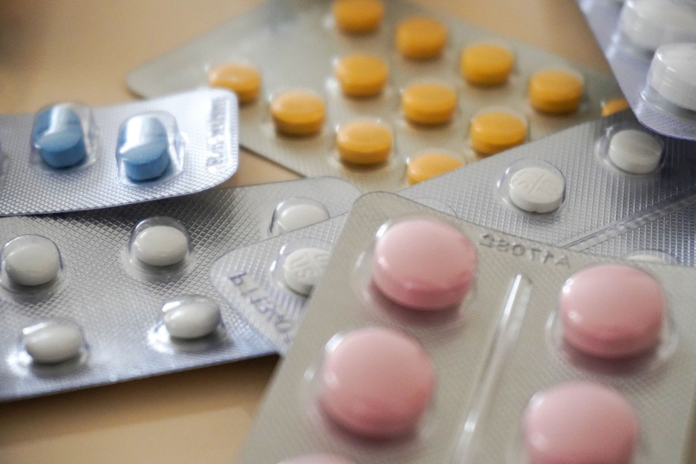 medications on table